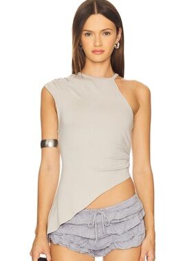 Jaded London - Asymmetric Strappy Top